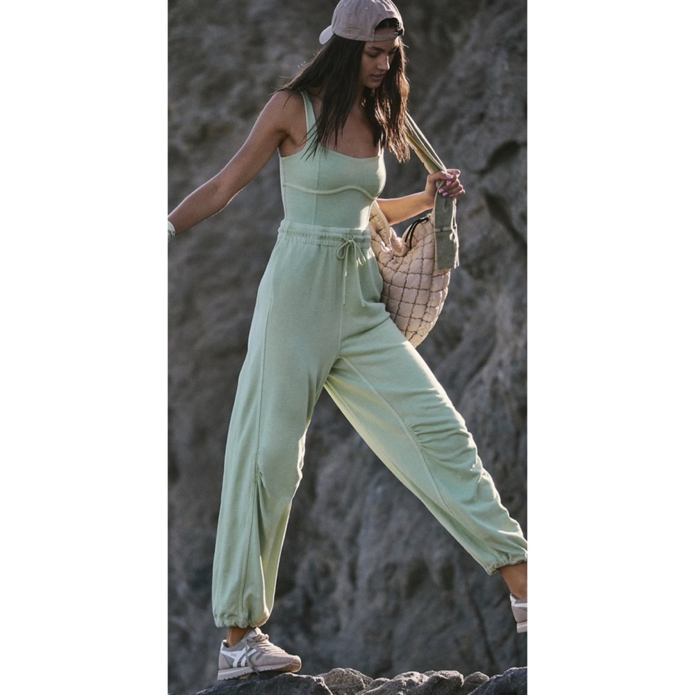 FP Movement by Free People Green Jumpsuit
